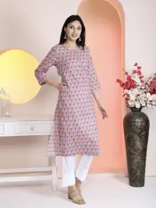 KRIDHAA FASHION BOUTIQUE Women Floral Printed Cotton Kurta