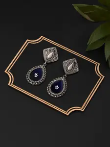 Anvik Oxidised Contemporary Drop Earrings