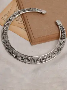 Anouk German Silver Silver-Plated Oxidised Necklace