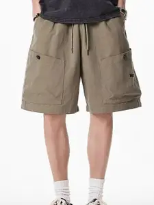 StyleCast Men Mid Rise Regular Fit Cotton Cargo Shorts