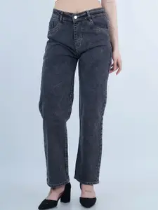 Moda Rapido Women Classic Relaxed Fit Mid-Rise Stretchable Cotton Jeans