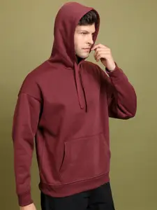The Roadster Lifestyle Co Men Oversized Full Sleeves Hoodie