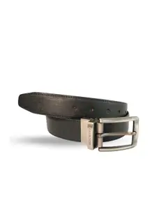 Calvadoss Men Textured PU Reversible Belt