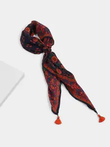Ritu Kumar Women Printed Scarf With Tasselle