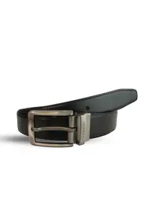 Calvadoss Men Textured Reversible Belt