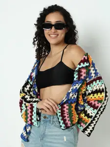 SHOWOFF Cotton Crochet Shrug
