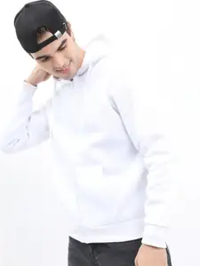 The Roadster Lifestyle Co. Men Solid Full Sleeve Casual Zipper Hoodie Sweatshirts