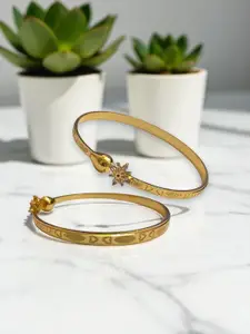 AARTISAI Set Of 2 Gold-Plated Bangles