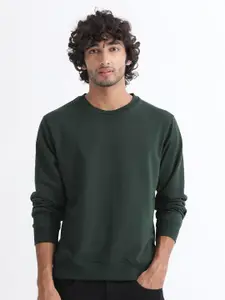 The Roadster Lifestyle Co Men Round Neck Full Sleeves Sweatshirt