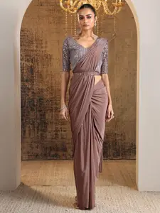 Libas Embellished Sequinned Saree