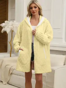 DressBerry Women Hooded Cable Knit Sweaters