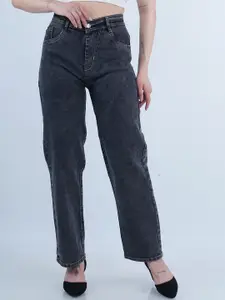 Moda Rapido Women Classic Baggy High-Rise Stretchable Jeans