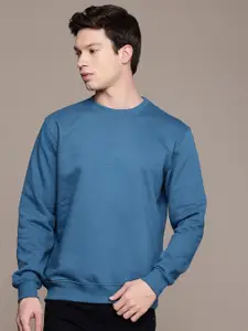 The Roadster Lifestyle Co. Men Round Neck Full Sleeves Pullover Sweatshirt