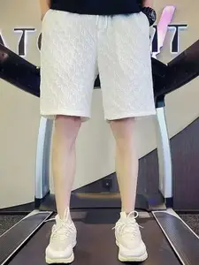 StyleCast Men Mid-Rise Self Design Shorts