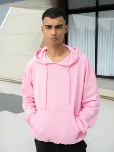 The Roadster Lifestyle Co Men Oversized Full Sleeves Hoodie