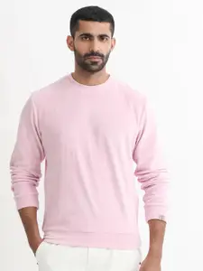 The Roadster Lifestyle Co. Men Round Neck Full Sleeves Pullover Sweatshirt