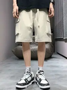 StyleCast Men Mid Rise Regular Fit Cotton Cargo Shorts