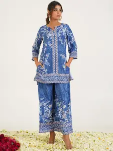 AUTUMN LANE Printed Pure Cotton Top With Trousers
Co-Ords