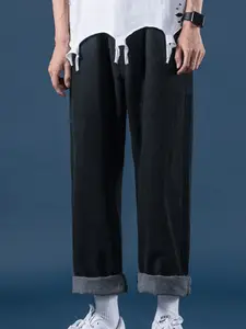 StyleCast Men Wide Leg Mid-Rise Stretchable Denim Jeans