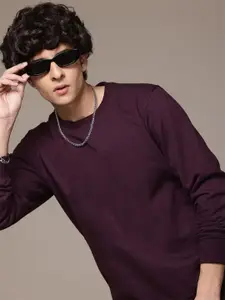 The Roadster Lifestyle Co. Men Round Neck Anti Odour Sweatshirt