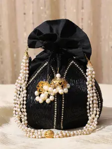 MYBWO Structured Satchel with Fringed