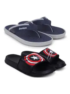 Pampy Angel Men Blue Flip Flops