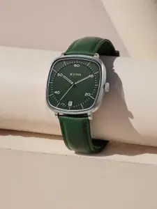 Titan Men Brass Dial & Stainless Steel Straps Analogue Watch 1885SL04