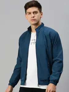 Kaali Peeli Stand Collar Windcheater Sporty Jacket