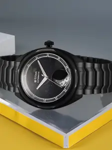 Titan Men Printed Dial Reset Time Analogue Automatic Watch 10011NM03