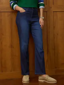 U.S. Polo Assn. Women Straight Fit Clean Look Light Fade Stretchable Jeans