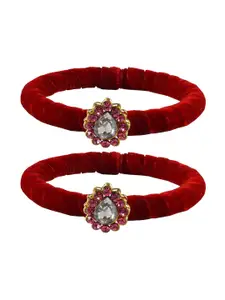 Vidhya Kangan Women Red Bangle