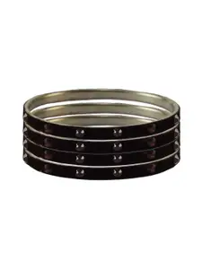 Vidhya Kangan Maroon Brass Bangles