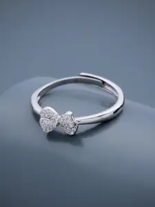 Kushal's Fashion Jewellery
Rhodium-Plated 92.5 Pure Silver Adjustable Finger Ring