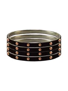 Vidhya Kangan Maroon Brass Bangles