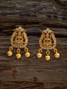 Kushal's Fashion Jewellery Embellished Bridal 92.5 Silver Stone Oxidised Studs