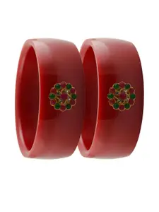 Vidhya Kangan Red Plastic Bangles