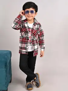 BAESD Boys Checked Coat with Trousers