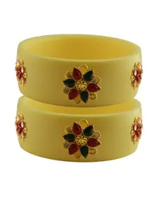 Vidhya Kangan Women Beige Bangle