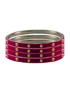 Vidhya Kangan Pink Brass Bangles