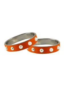 Vidhya Kangan Women Orange Bangle