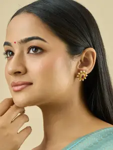 Kushal's Fashion Jewellery Contemporary Studs Earrings