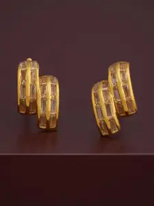 Kushal's Fashion Jewellery 92.5  Silver Classic Studs