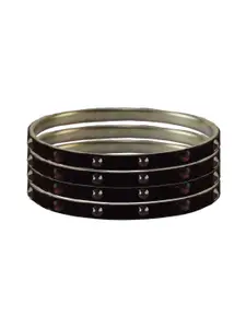 Vidhya Kangan Maroon Brass Bangles