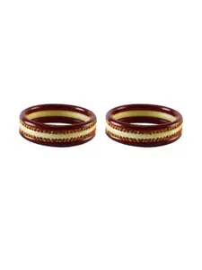 Vidhya Kangan Multi-Coloured Brass Bangles