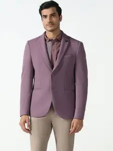 Blackberrys Men Textured Single-Breasted Blazer