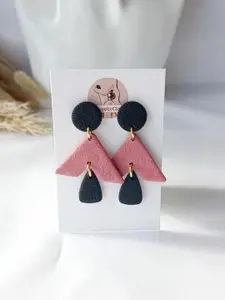 VMA PLAY FASHION Brass Plated Contemporary Drop Earrings