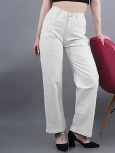 Moda Rapido Women Classic Relaxed Fit Mid-Rise Clean Look Cotton Stretchable Jeans