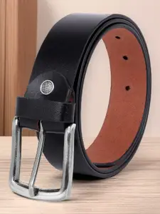 The Roadster Lifestyle Co. Men Textured Leather Formal Belt