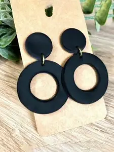 VMA PLAY FASHION Circular Shaped Drop Earrings