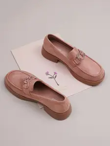 Sherrif Shoes Embellished Block Heel Pumps